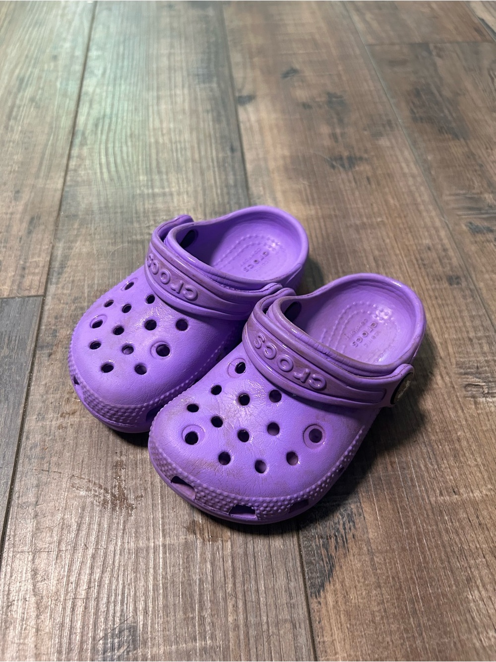Crocs Child Classic Clog Purple US C6 Slip On